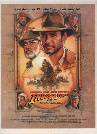 INDIANA JONES, dernière croisade Synopsis original 24x32 cm - 1988 - Steven Spielberg Harrison Ford